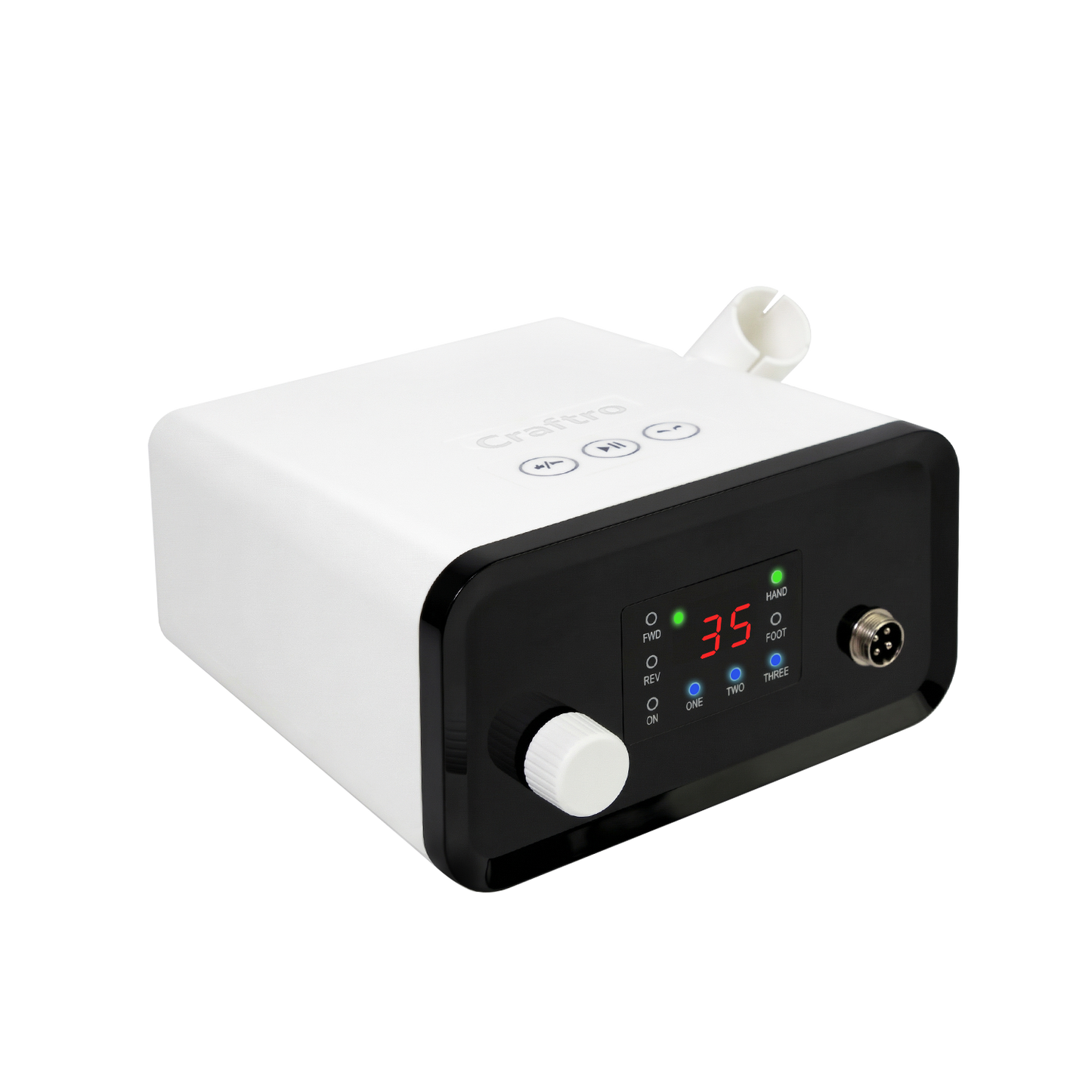 Craftro® VK-MM2 50K RPM Brushless Multi-funcation Desktop Micromotor for Dental Lab, Nails, Handcraft