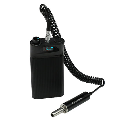 Craftro 35K RPM Dental Lab E-Type Portable Micromotor with Straight Handpiece 3/32'' Shank