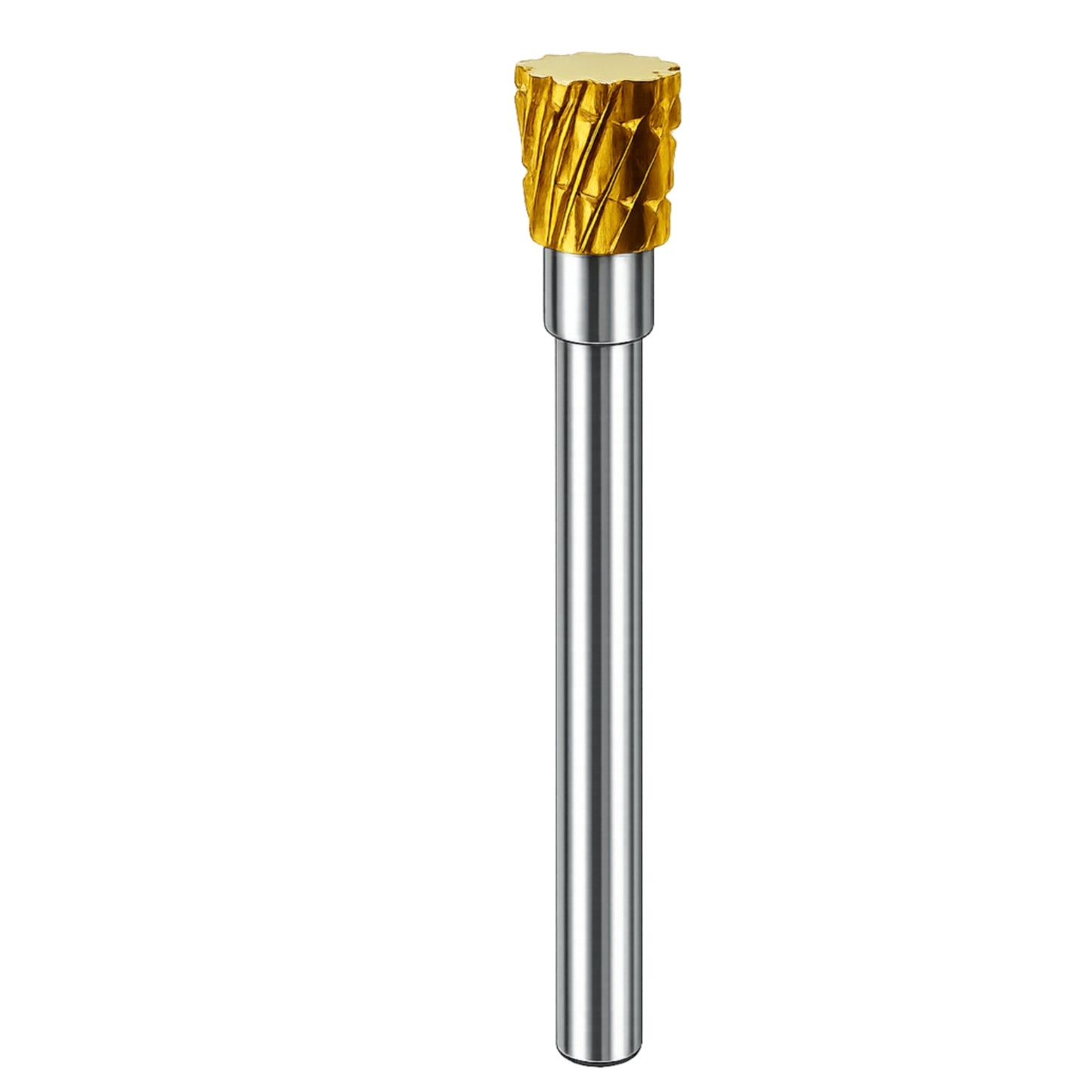 Craftro 3/32'' Carbide Cutter Bur Inverted 73C Medium Titanium Coated 1/pk