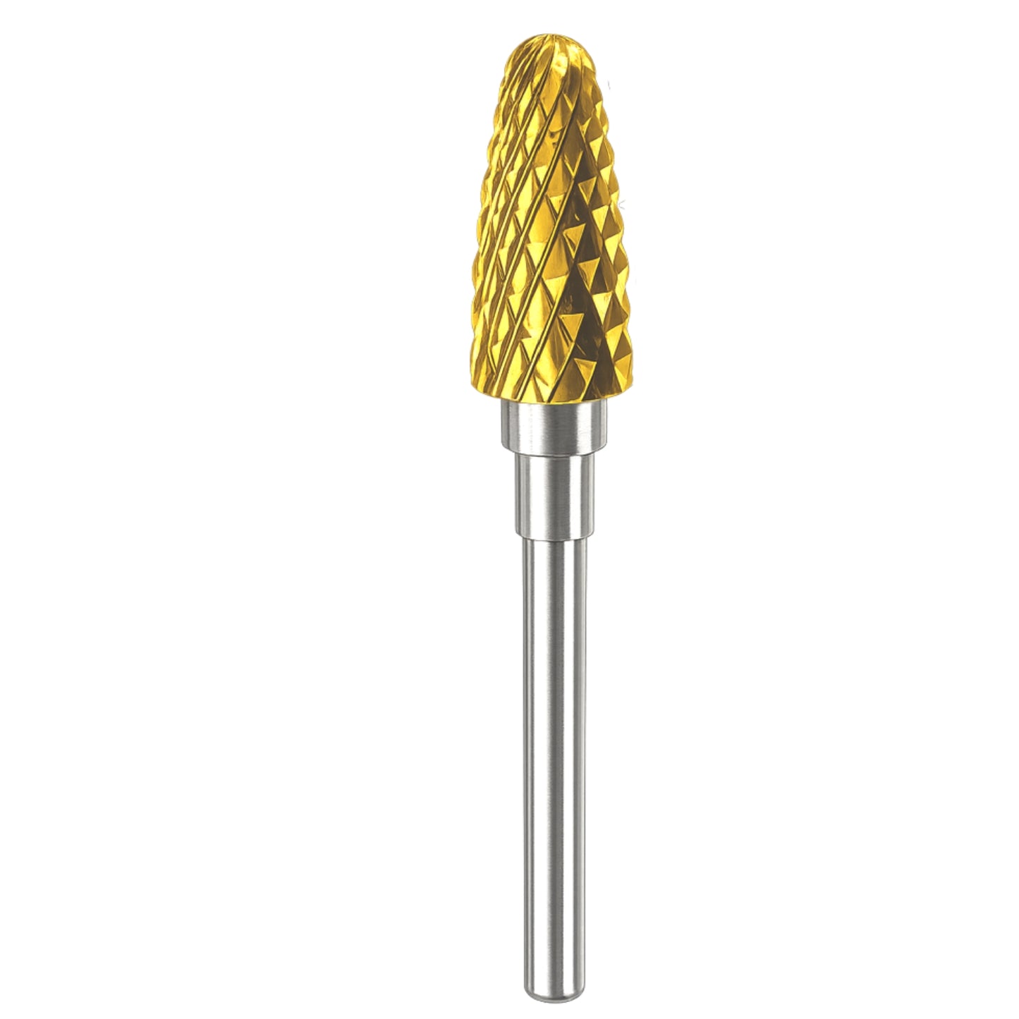 Craftro 3/32'' Carbide Cutter Bur Bullet 84T Coarse Titanium Coated 1/pk 6*14.5