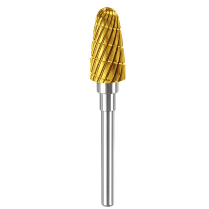 Craftro 3/32'' Carbide Cutter Bur Bullet 84T Medium Titanium Coated 1/pk 6*14.5