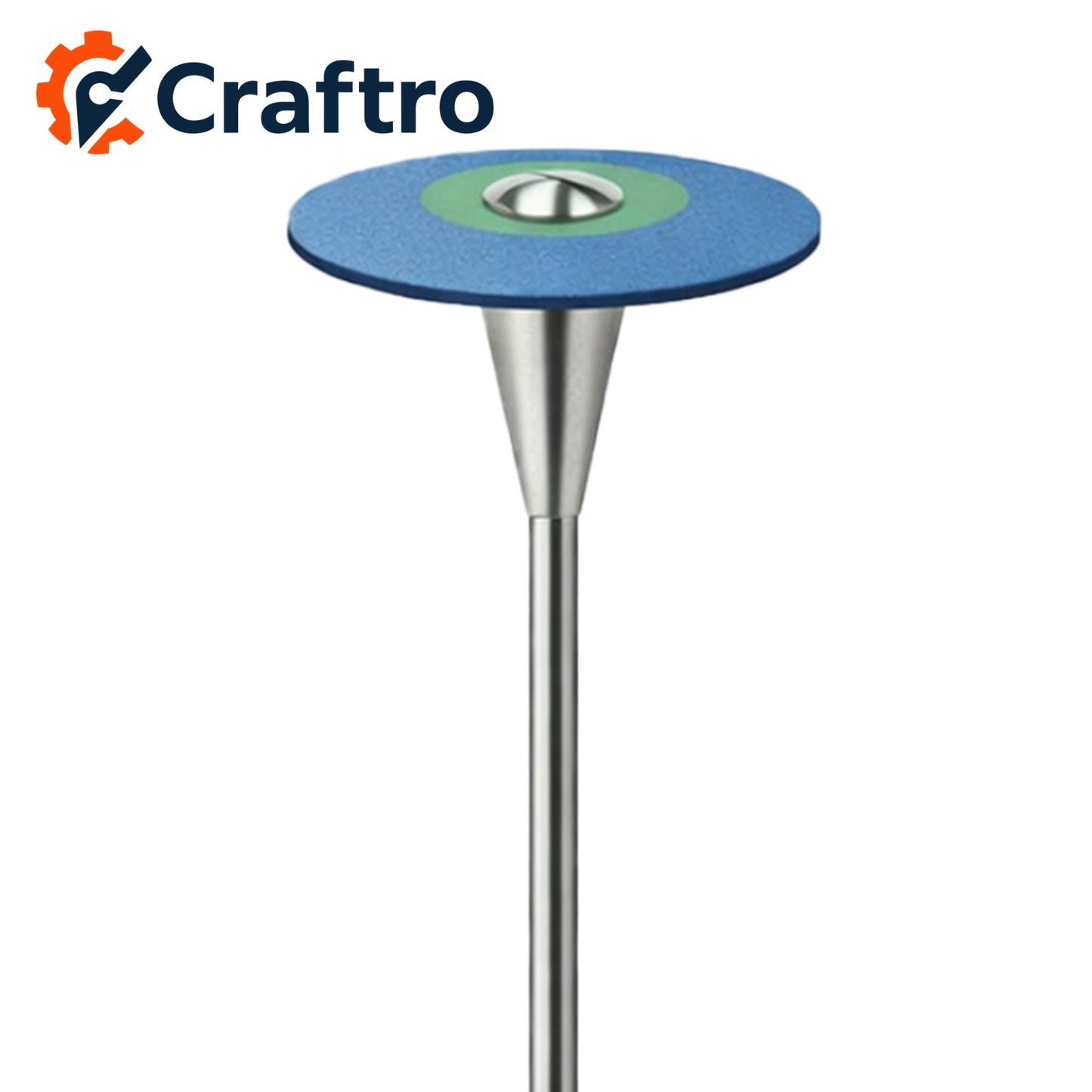 Craftro Dental Lab HP 2.35MM Rubber Diamond Universal Polisher Disc 26*2mm Coarse 1pc/pk
