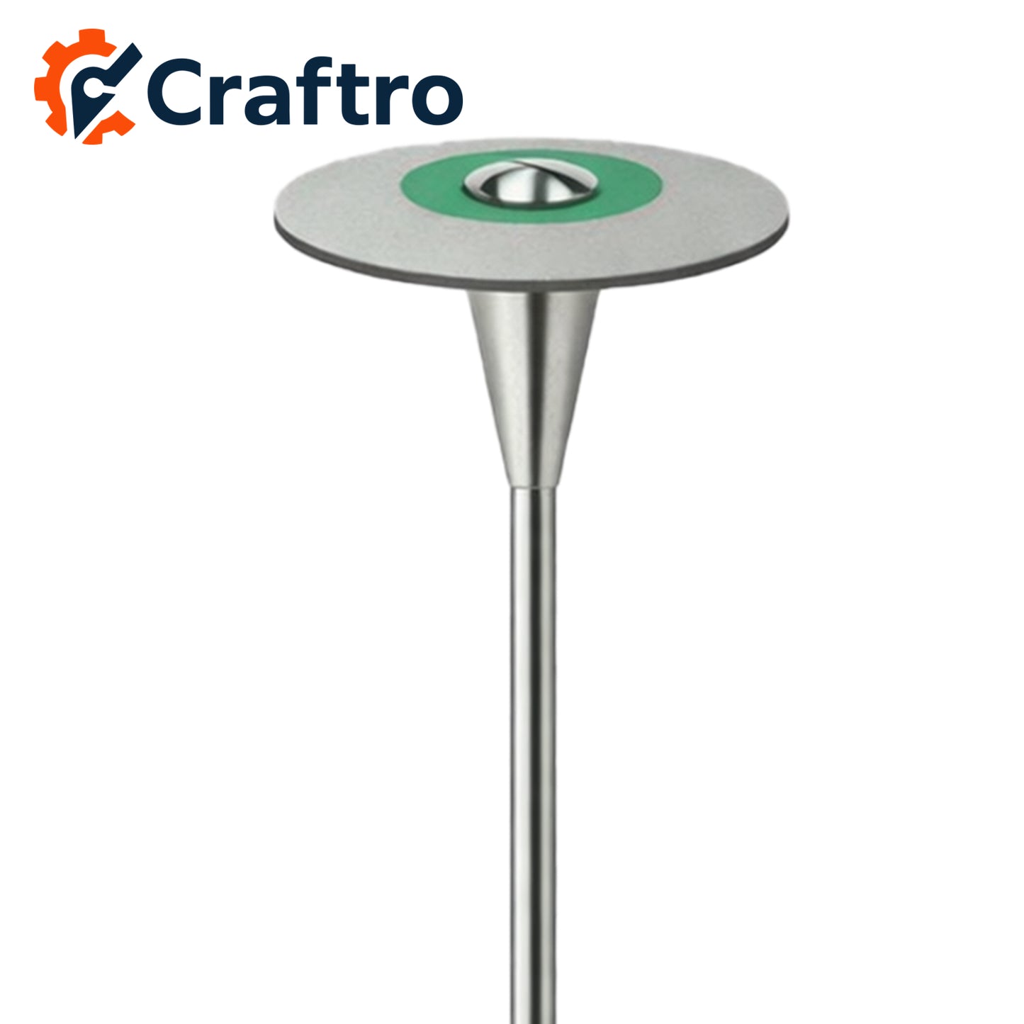 Craftro Dental Lab HP 2.35MM Rubber Diamond Universal Polisher Disc 26*2mm Medium 1pc/pk