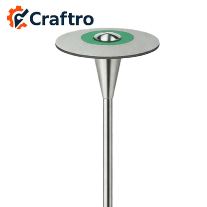 Craftro Dental Lab HP 2.35MM Rubber Diamond Universal Polisher Disc 26*2mm Medium 1pc/pk