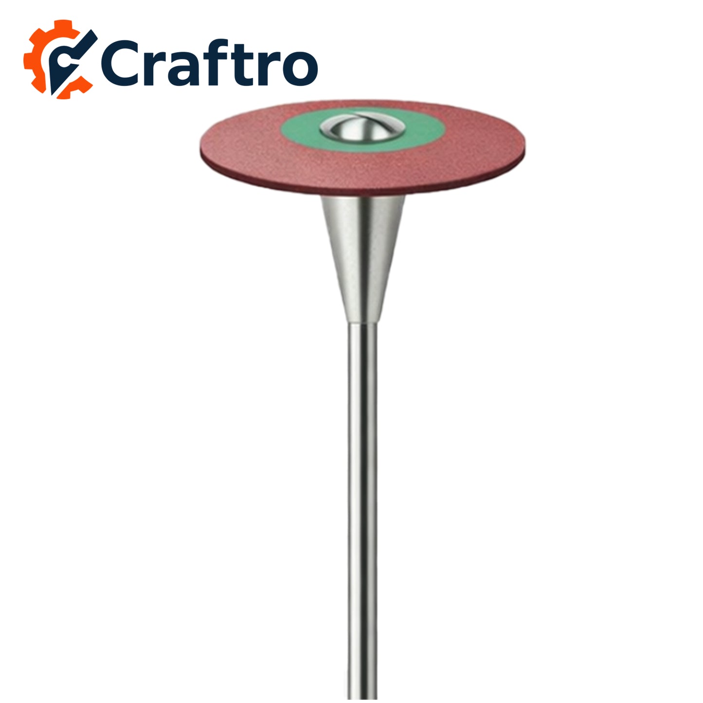 Craftro Dental Lab HP 2.35MM Rubber Diamond Universal Polisher Disc 26*2mm Super Coarse 1pc/pk