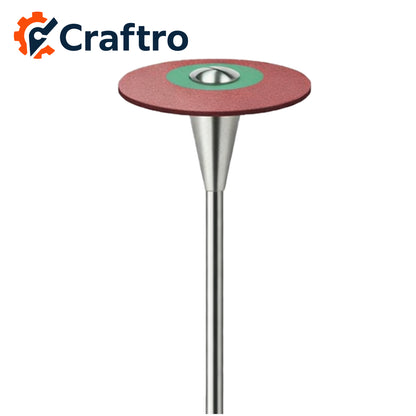 Craftro Dental Lab HP 2.35MM Rubber Diamond Universal Polisher Disc 26*2mm Super Coarse 1pc/pk