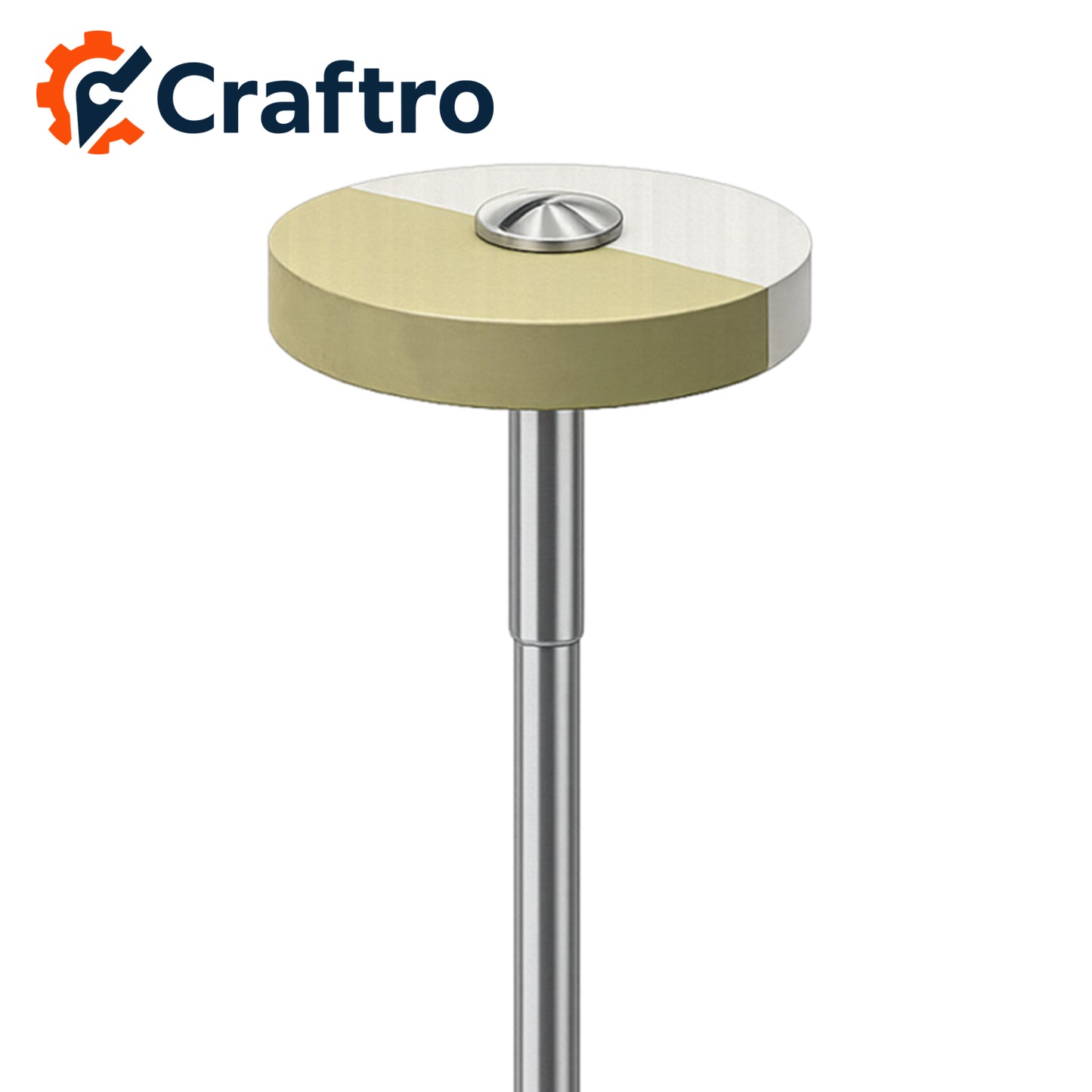 Craftro Dental Lab HP 2.35MM Rubber Diamond Universal Polisher Wheel 22*3mm Fine 1pc/pk