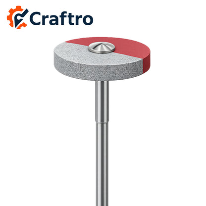Craftro Dental Lab HP 2.35MM Rubber Diamond Universal Polisher Wheel 22*3mm Medium 1pc/pk