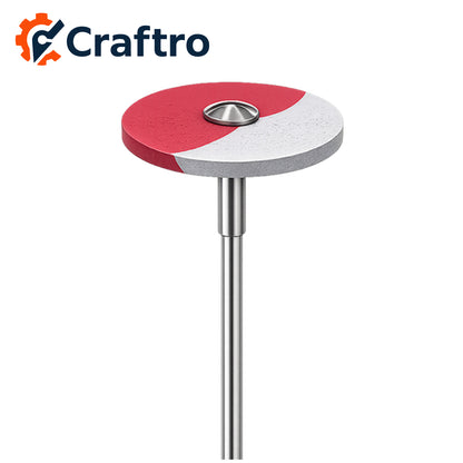 Craftro Dental Lab HP 2.35MM Rubber Diamond Universal Polisher Wheel 26*2mm Medium 1pc/pk