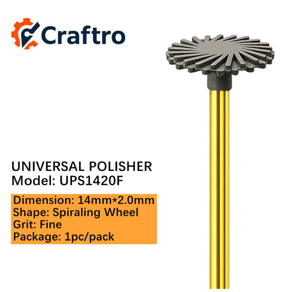 Spiraling Wheel Universal Polisher