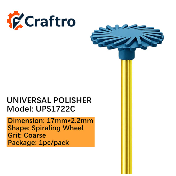 Spiraling Wheel Universal Polisher