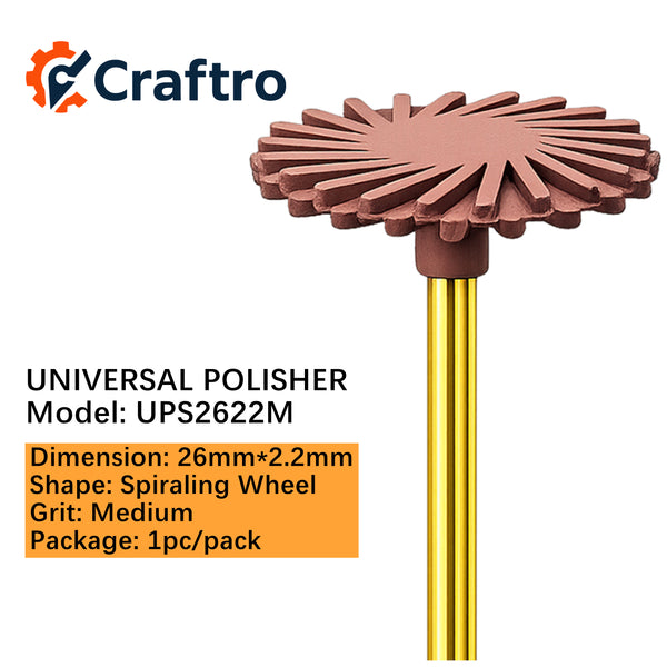 Spiraling Wheel Universal Polisher