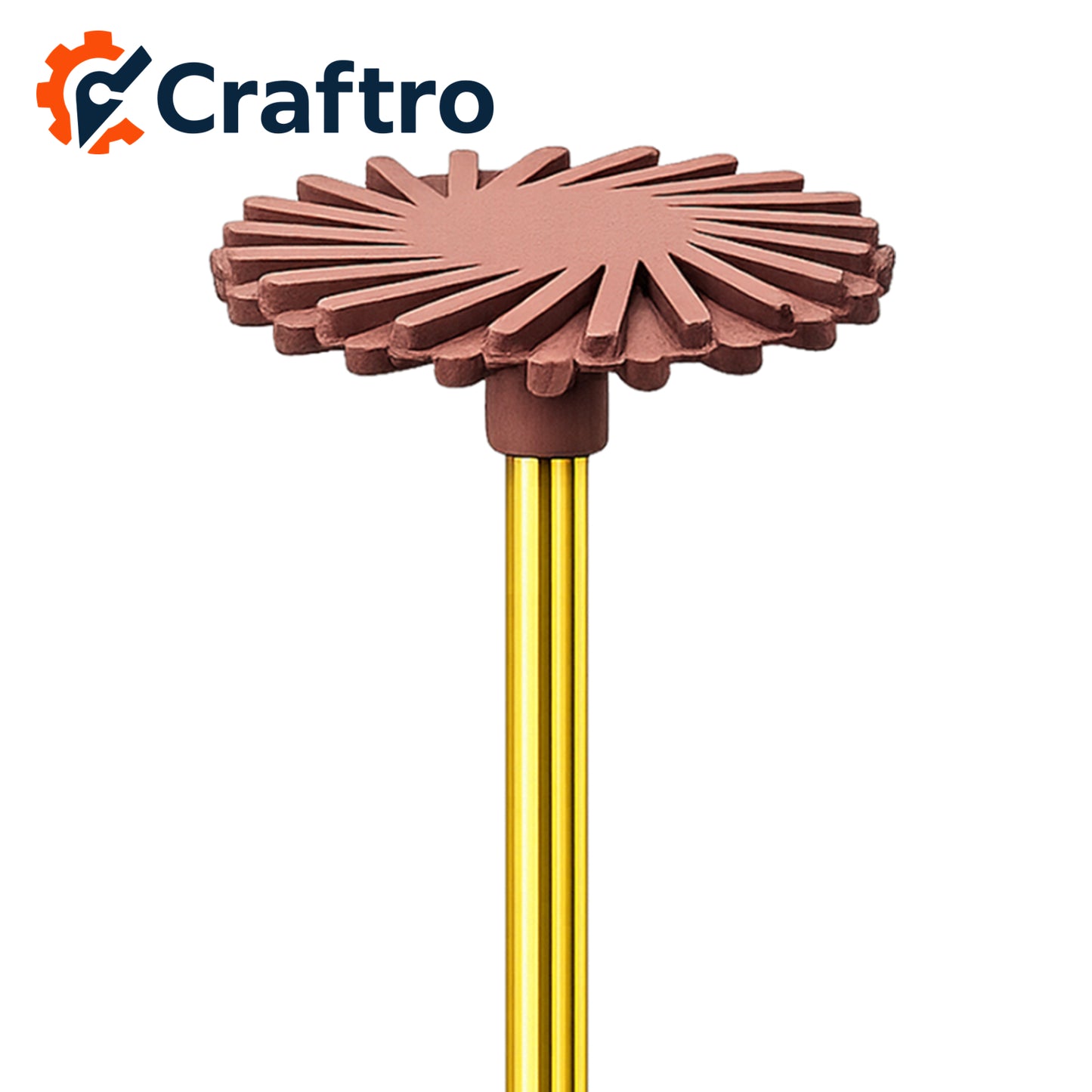 Craftro Dental Lab HP 2.35MM Universal Polisher Spiraling Wheel 26*2.2mm Medium HP 1/pk