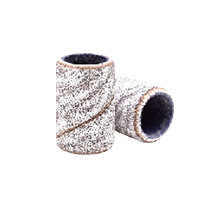 Craftro 100pcs/Box White Zebra Nail Drill Sanding Bands 120 Grit (Medium)