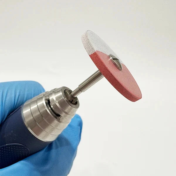 Craftro Dental Lab HP 2.35MM Rubber Diamond Universal Polisher Wheel 22*3mm Medium 1pc/pk